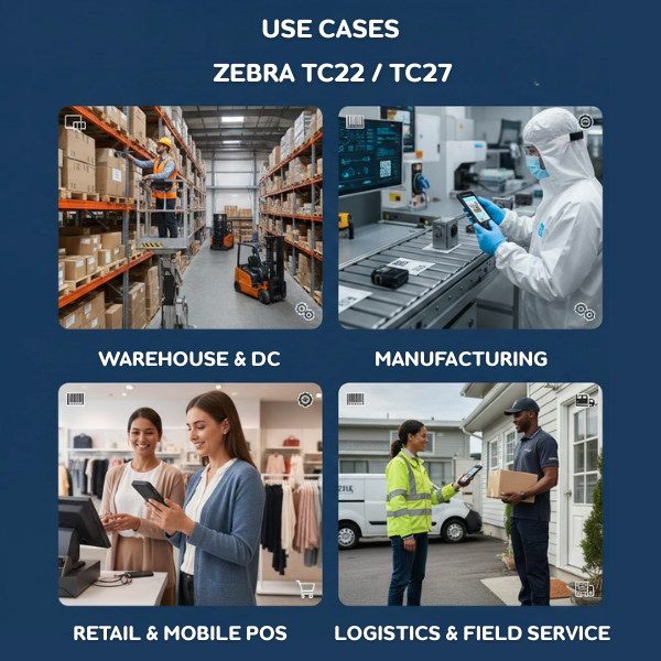 USE CASE ZEBRA TC22 / TC27